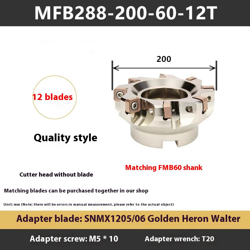 1114-88 Degree MFB288 Fast Feed Double Sided Milling Cutter Block Heavy Duty Face Milling Cutter Block MFSN Flying Cutter Block SNMU1206 Shandong Denso Pricision Tools Co.,Ltd.